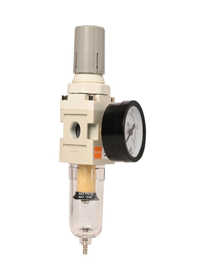 هايكو فلتر ومنظم هواء HYCO مع مقياس لوحدات ضاغط الهواء (1/4 بوصة AW 2000-02 بدون واقي) - Image 3